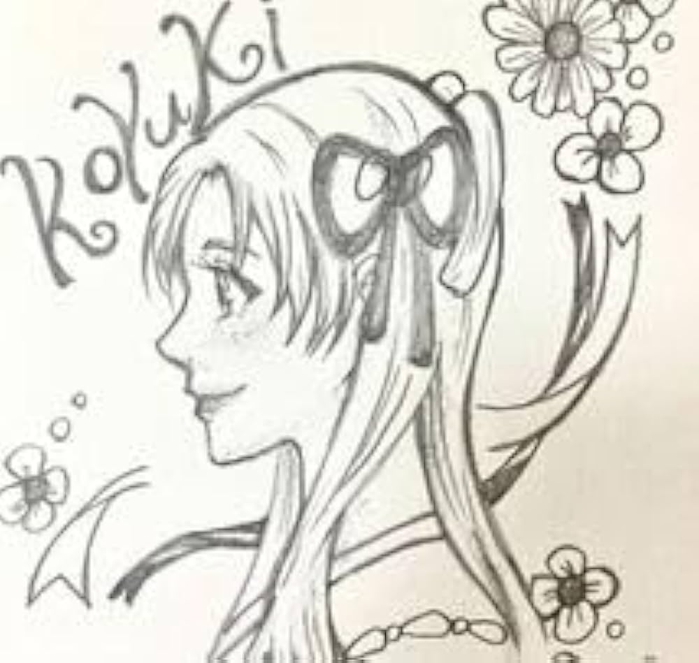 【613】 オリジナル 手描きイラスト OC みみこちゃん 直筆原画 一点物 手描きイラスト オリジナル 創作 原画 女の子 ピンク メイド 桜